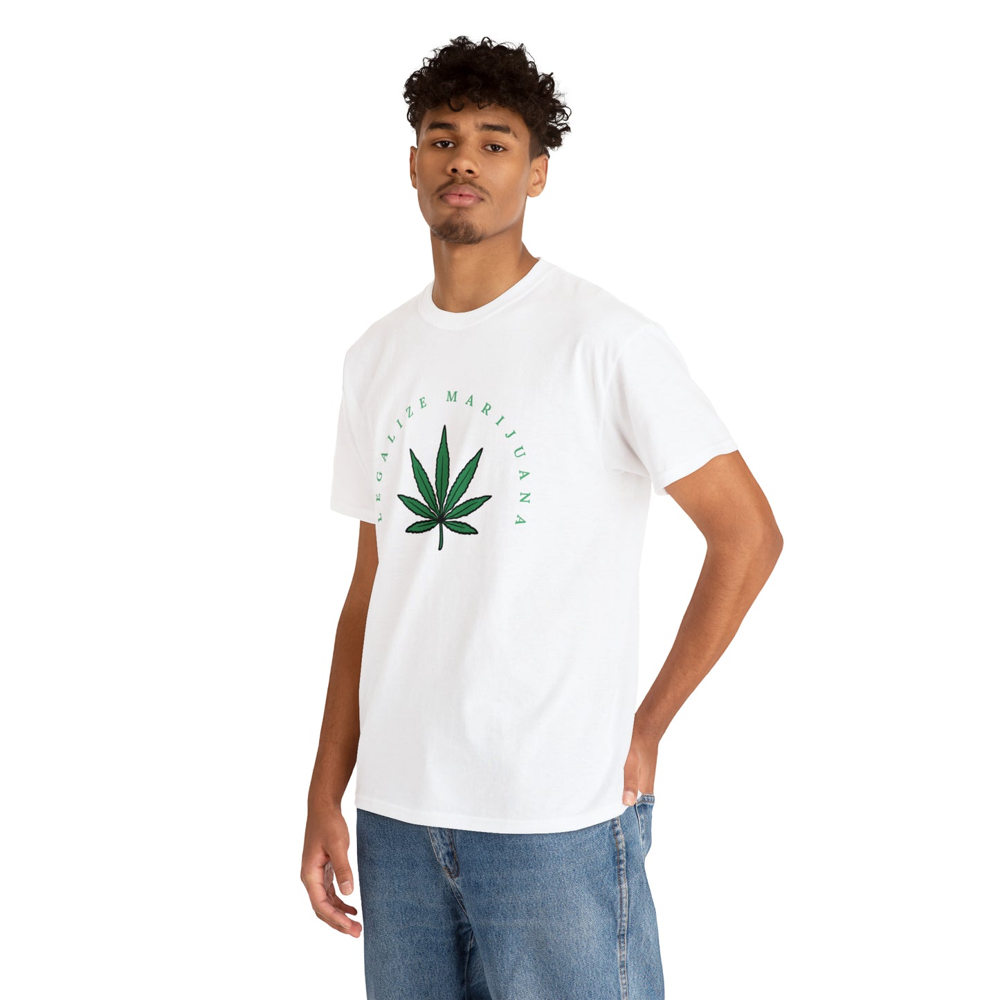 "LEGALIZE MARIJUANA" Unisex Heavy Cotton Tee