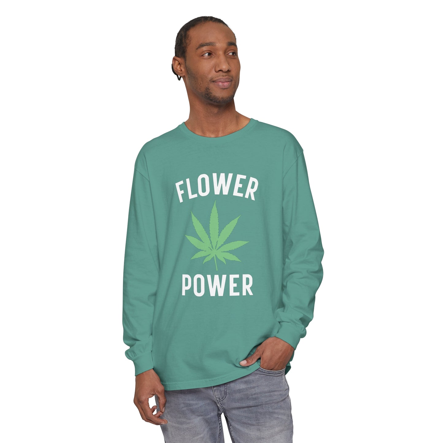 "FLOWER POWER" Long Sleeve T-Shirt