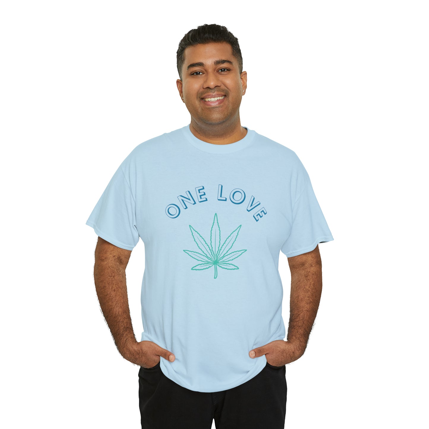 "ONE LOVE" Heavy Cotton Tee