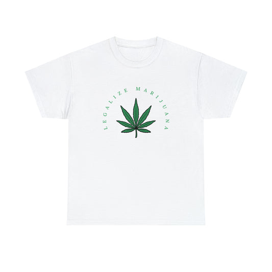 "LEGALIZE MARIJUANA" Unisex Heavy Cotton Tee