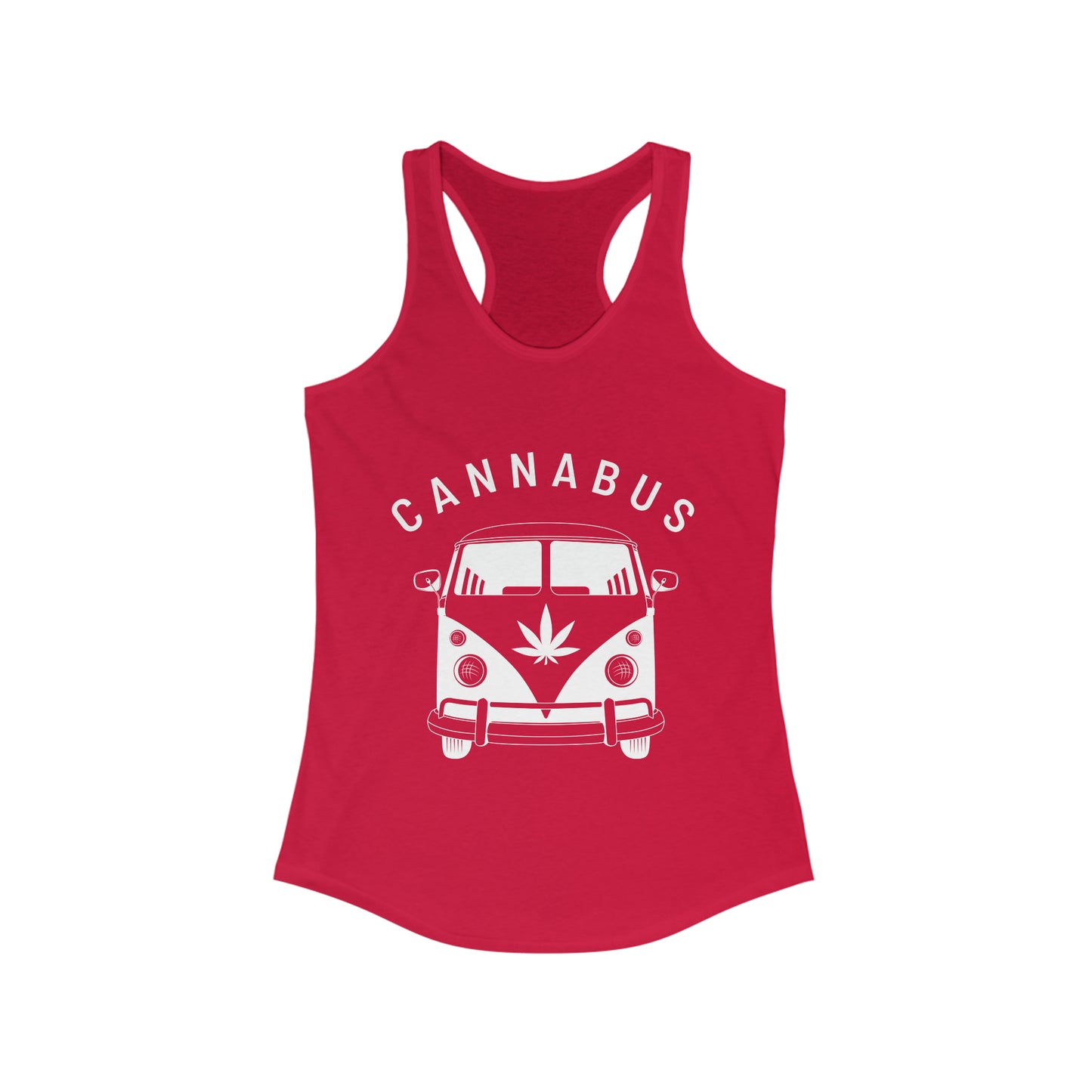 Women's "CANNABUS" Ideal Racerback Tank