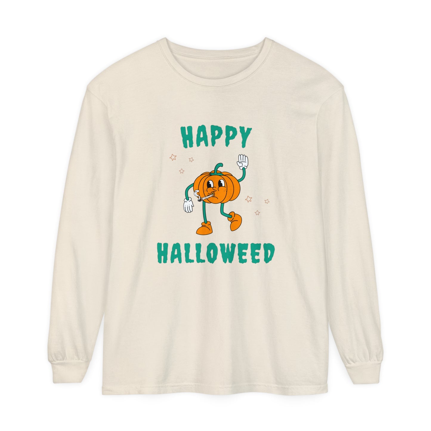 "HAPPY HALLOWEED" Comfort Colors Long Sleeve T-Shirt