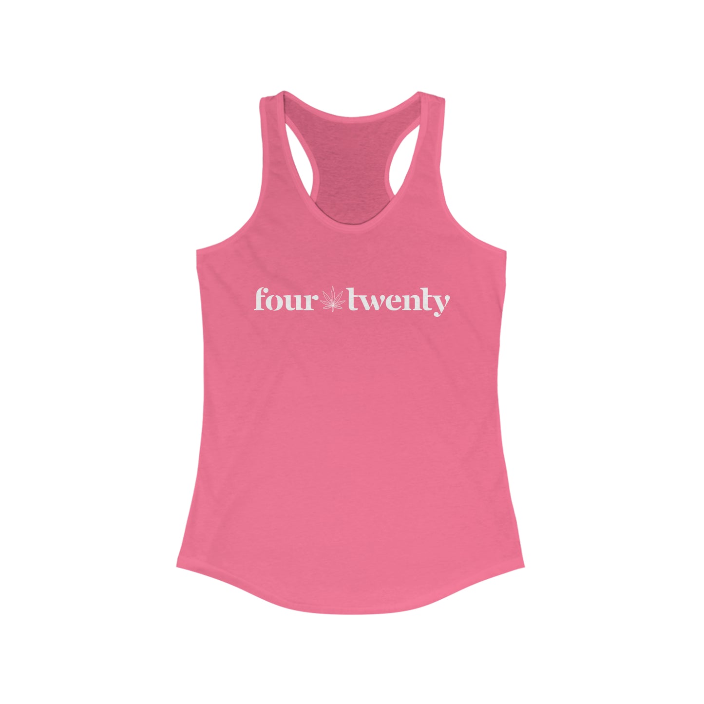 "FOUR TWENTY" Ideal Racerback Tank