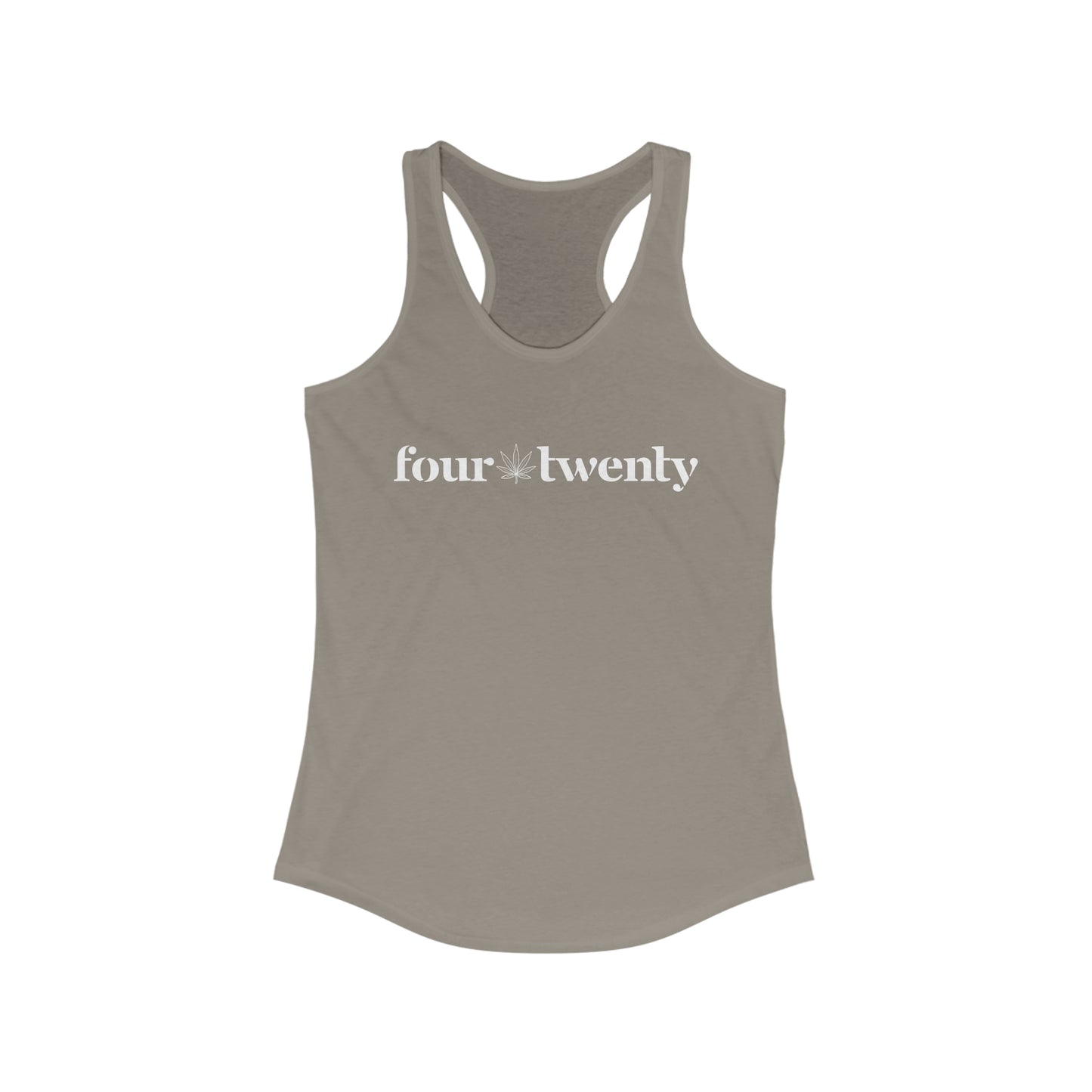 "FOUR TWENTY" Ideal Racerback Tank