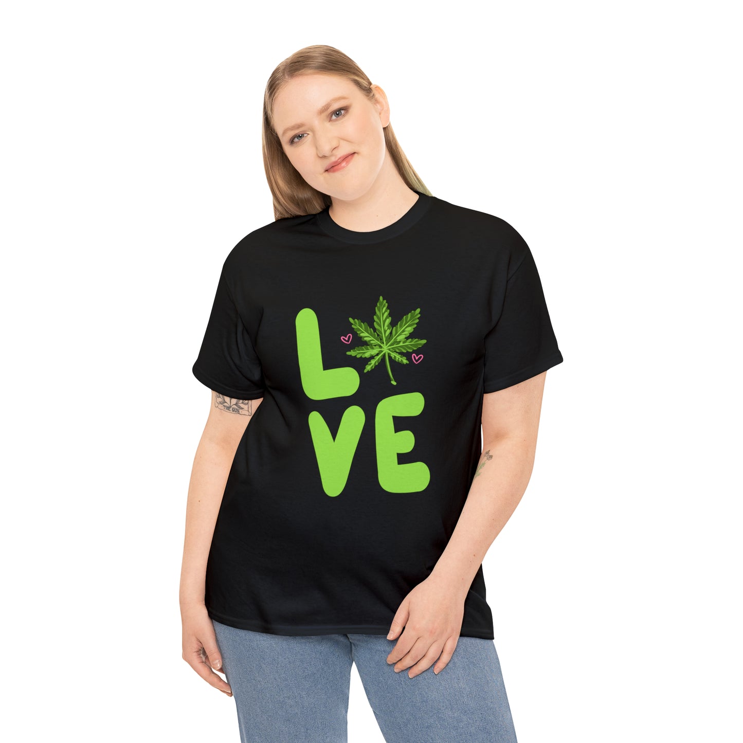 Marijuana "LOVE" Unisex Heavy Cotton Tee