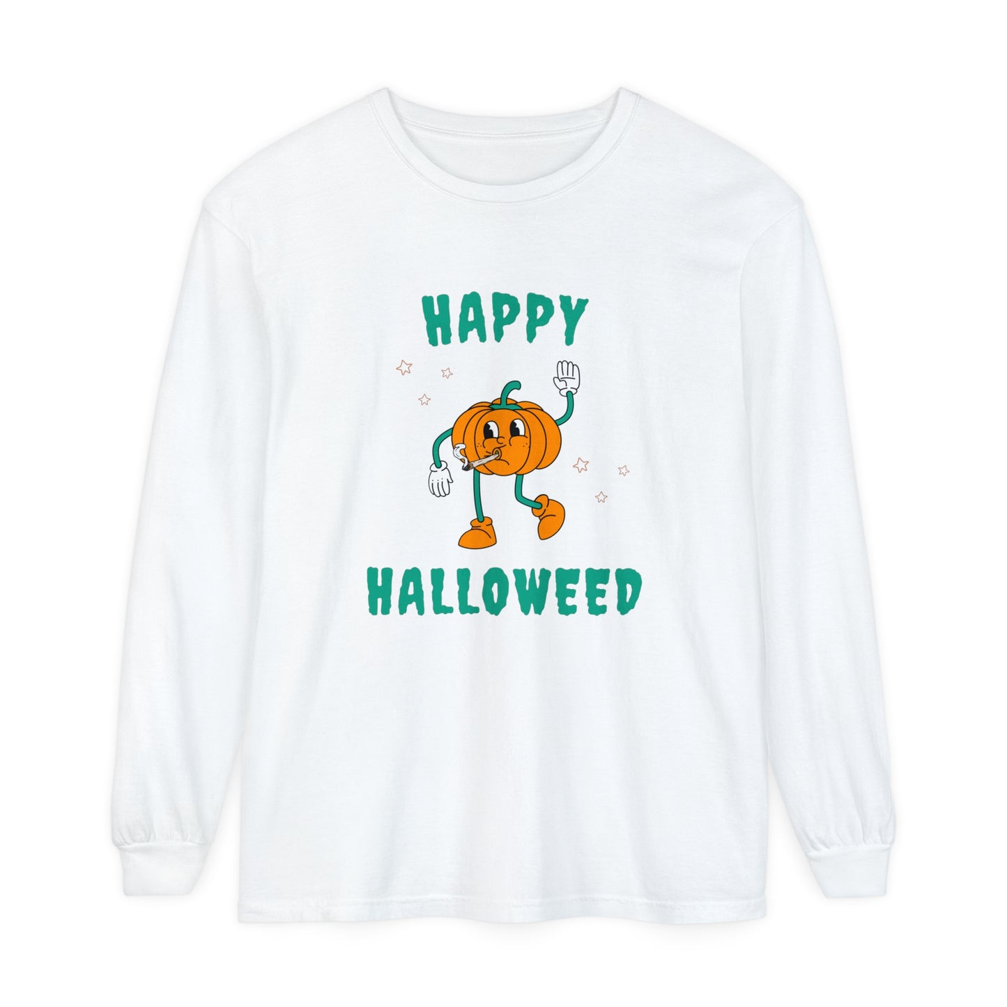 "HAPPY HALLOWEED" Comfort Colors Long Sleeve T-Shirt