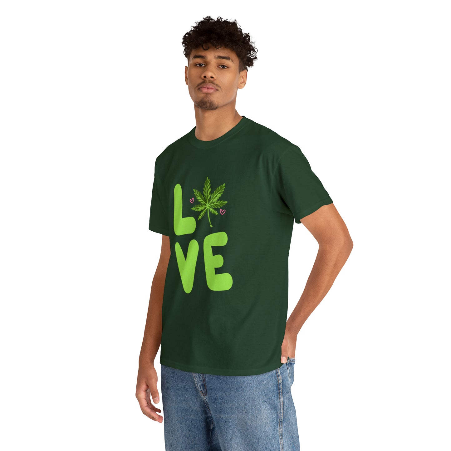 Marijuana "LOVE" Unisex Heavy Cotton Tee