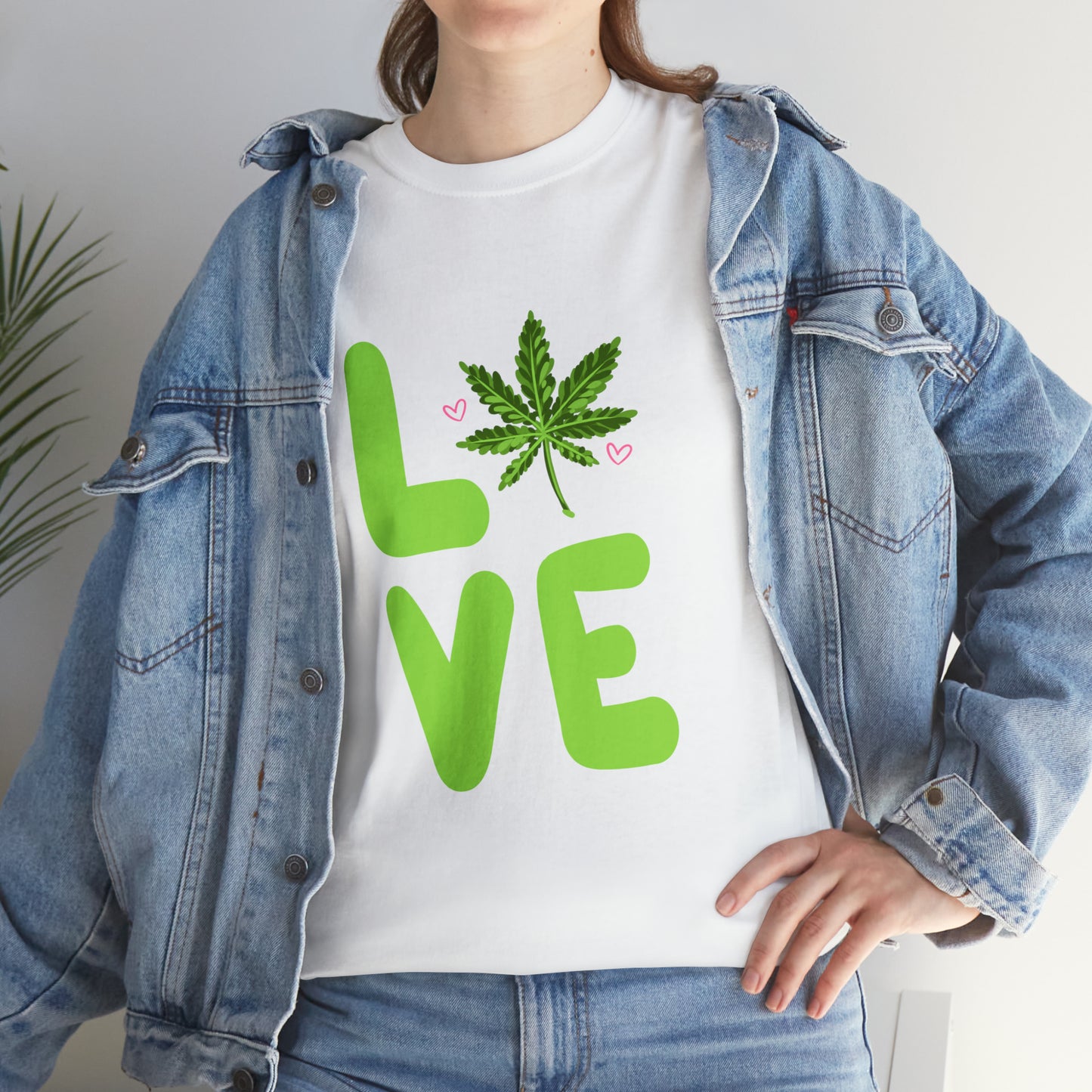 Marijuana "LOVE" Unisex Heavy Cotton Tee