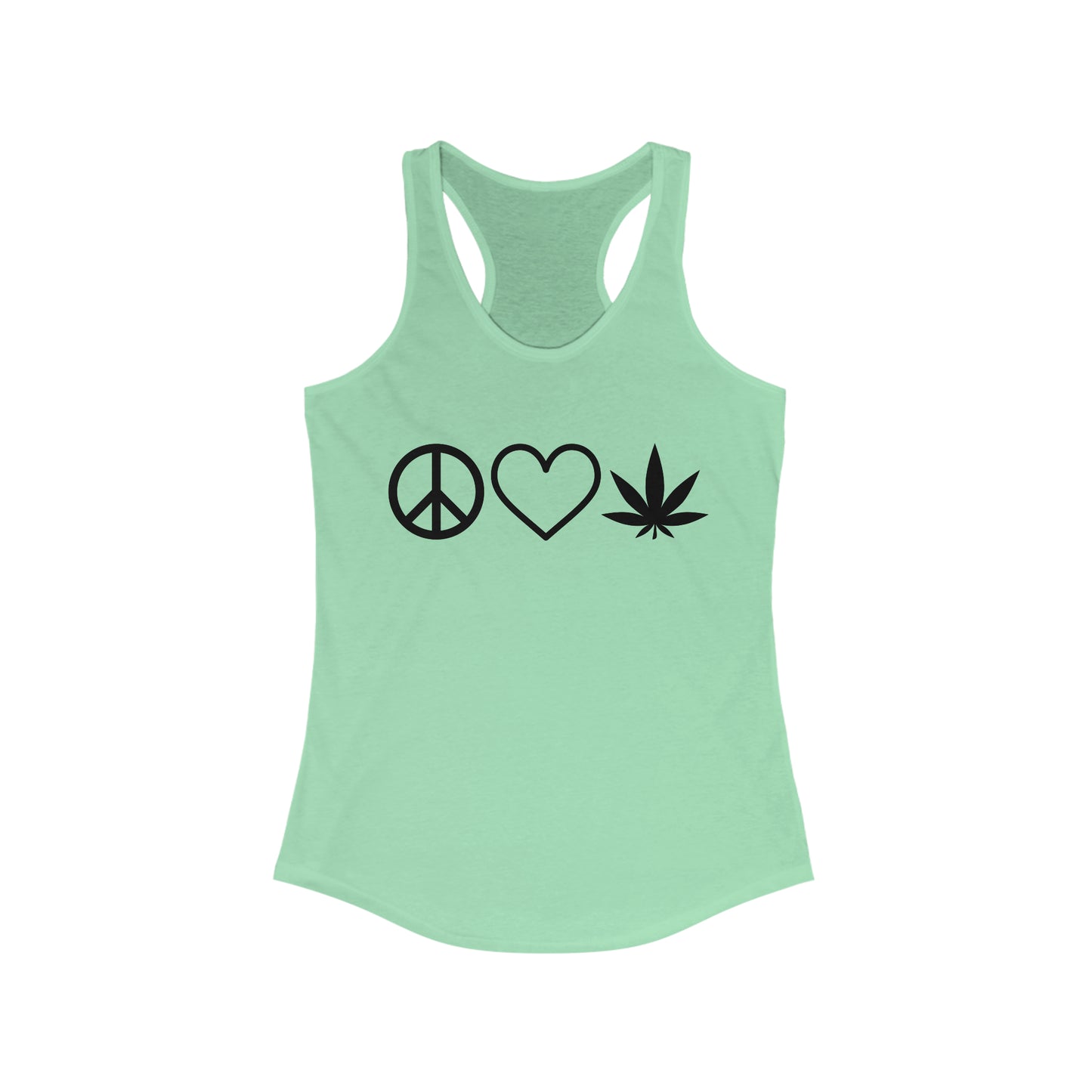 Women's "PEACE, LOVE & WEED" Tank Top