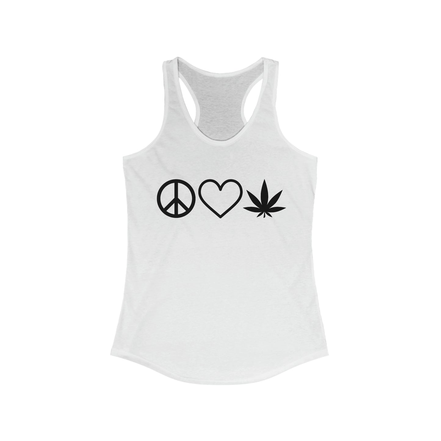 Women's "PEACE, LOVE & WEED" Tank Top