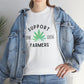 "SUPPORT YOUR LOCAL FARMERS" Unisex Heavy Cotton Tee