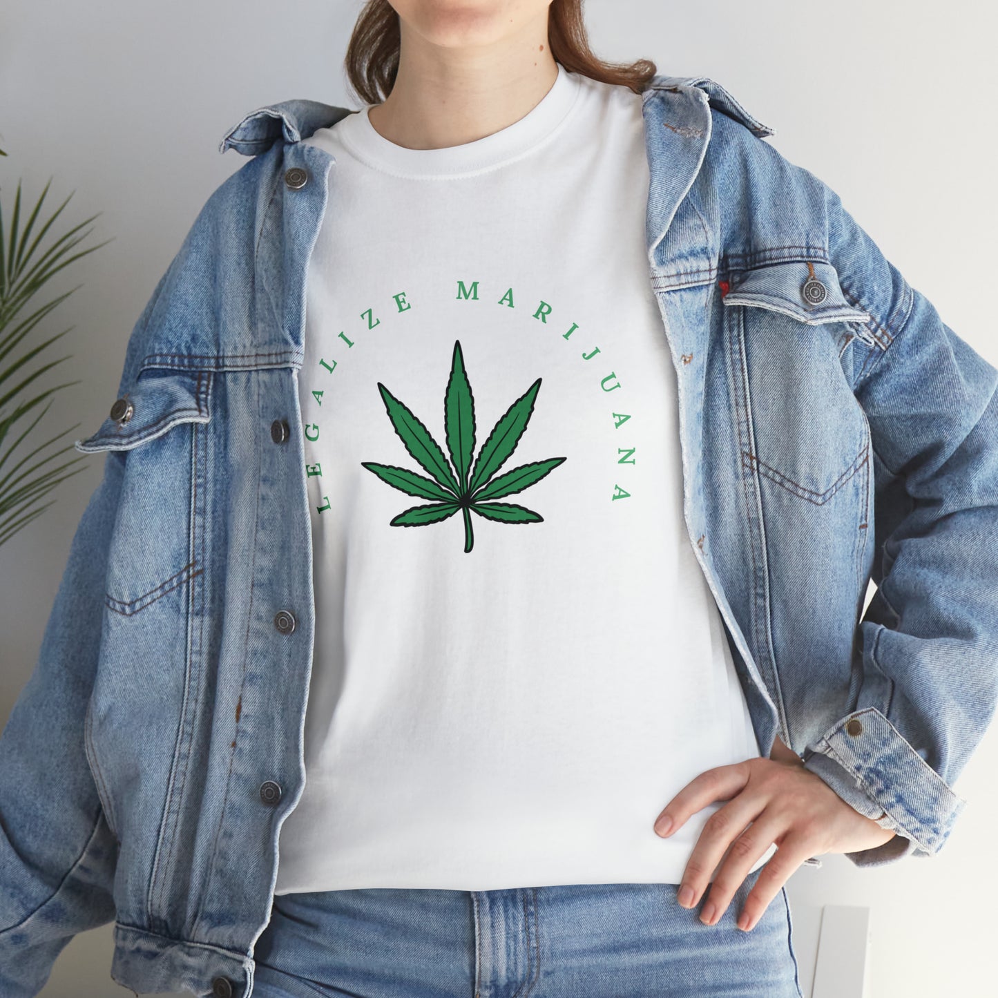 "LEGALIZE MARIJUANA" Unisex Heavy Cotton Tee