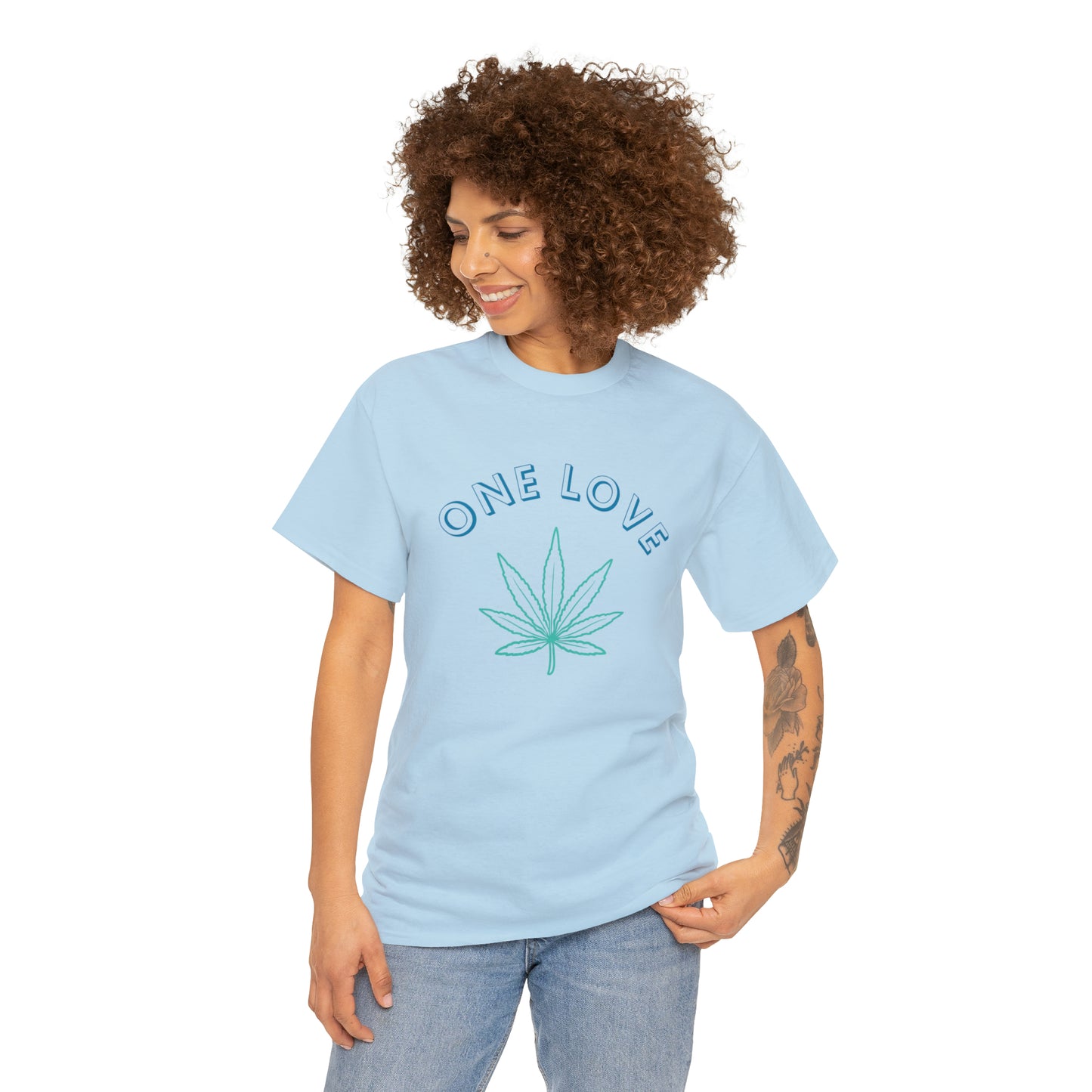 "ONE LOVE" Heavy Cotton Tee