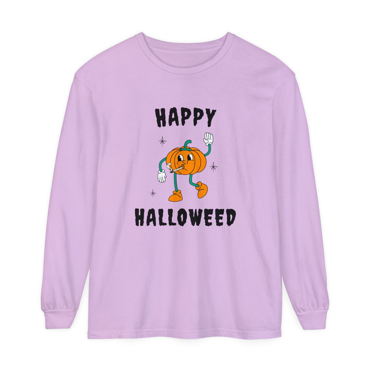 "HAPPY HALLOWEED" Comfort Colors Long Sleeve T-Shirt