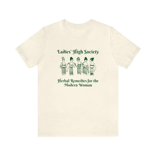 "LADIES' HIGH SOCIETY" Graphic Tee