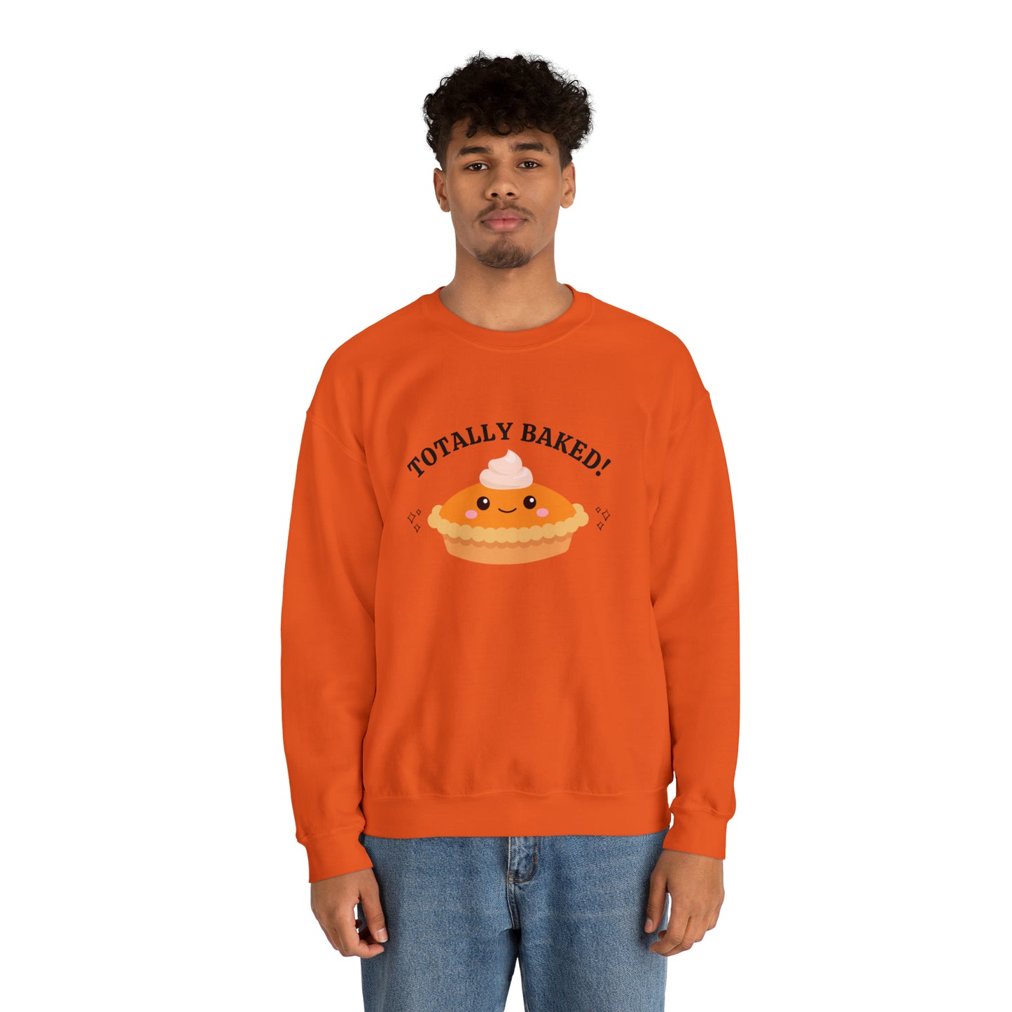 "TOTALLY BAKED" Heavy Blend™ Crewneck Sweatshirt