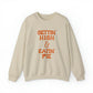 "GETTIN' HIGH & EATIN' PIE" Unisex Heavy Blend™ Crewneck Sweatshirt