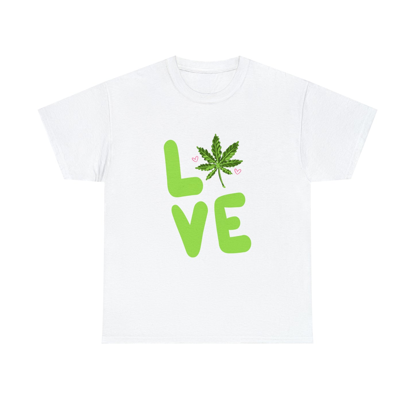 Marijuana "LOVE" Unisex Heavy Cotton Tee