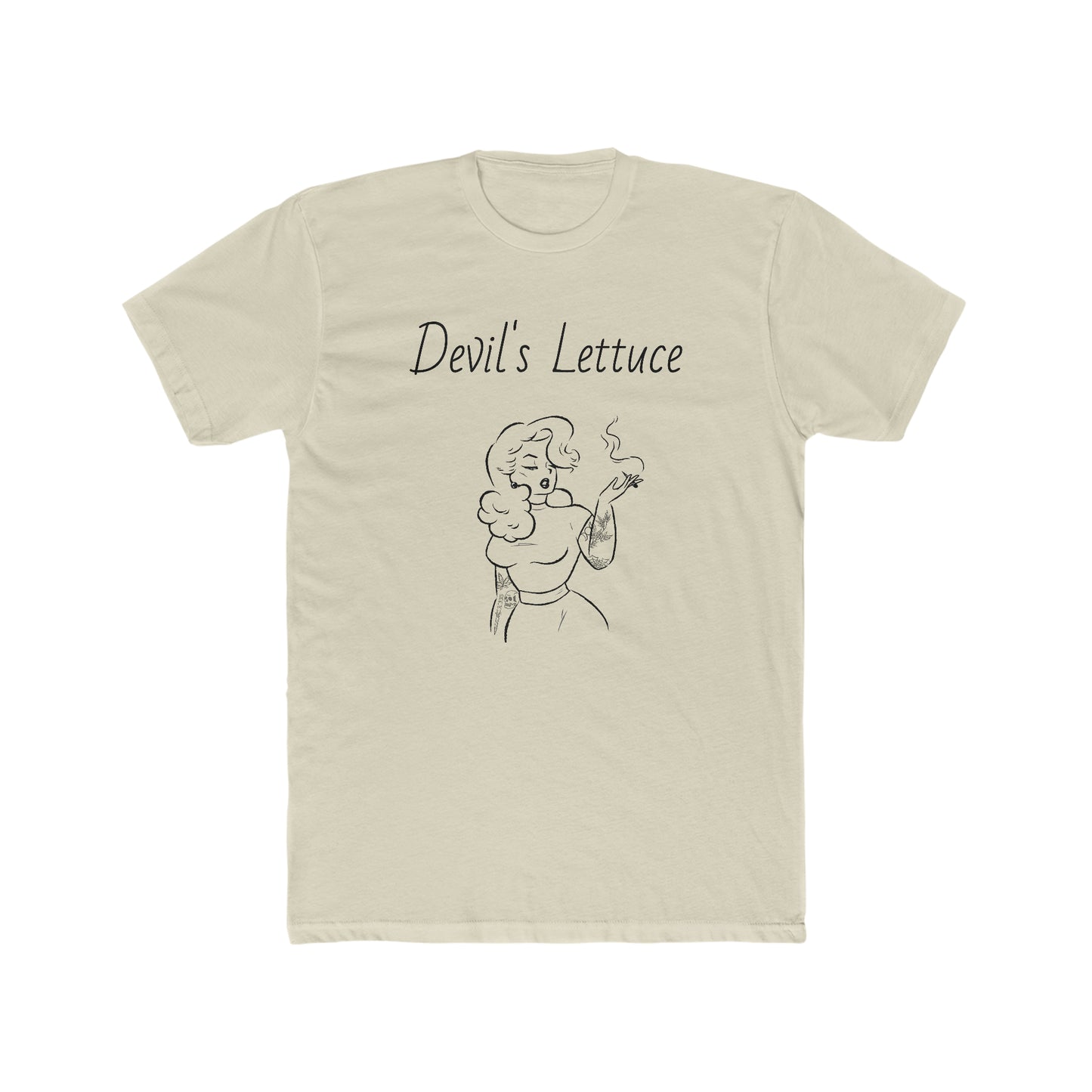 “Devil’s Lettuce” Cotton Crew Tee