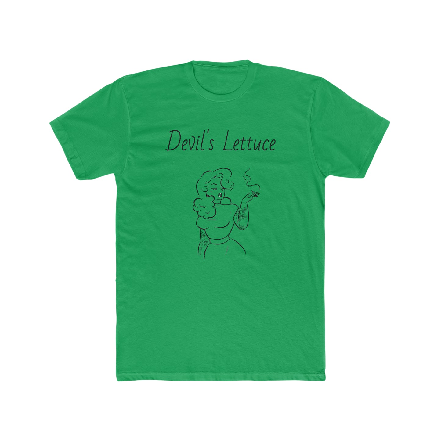 “Devil’s Lettuce” Cotton Crew Tee