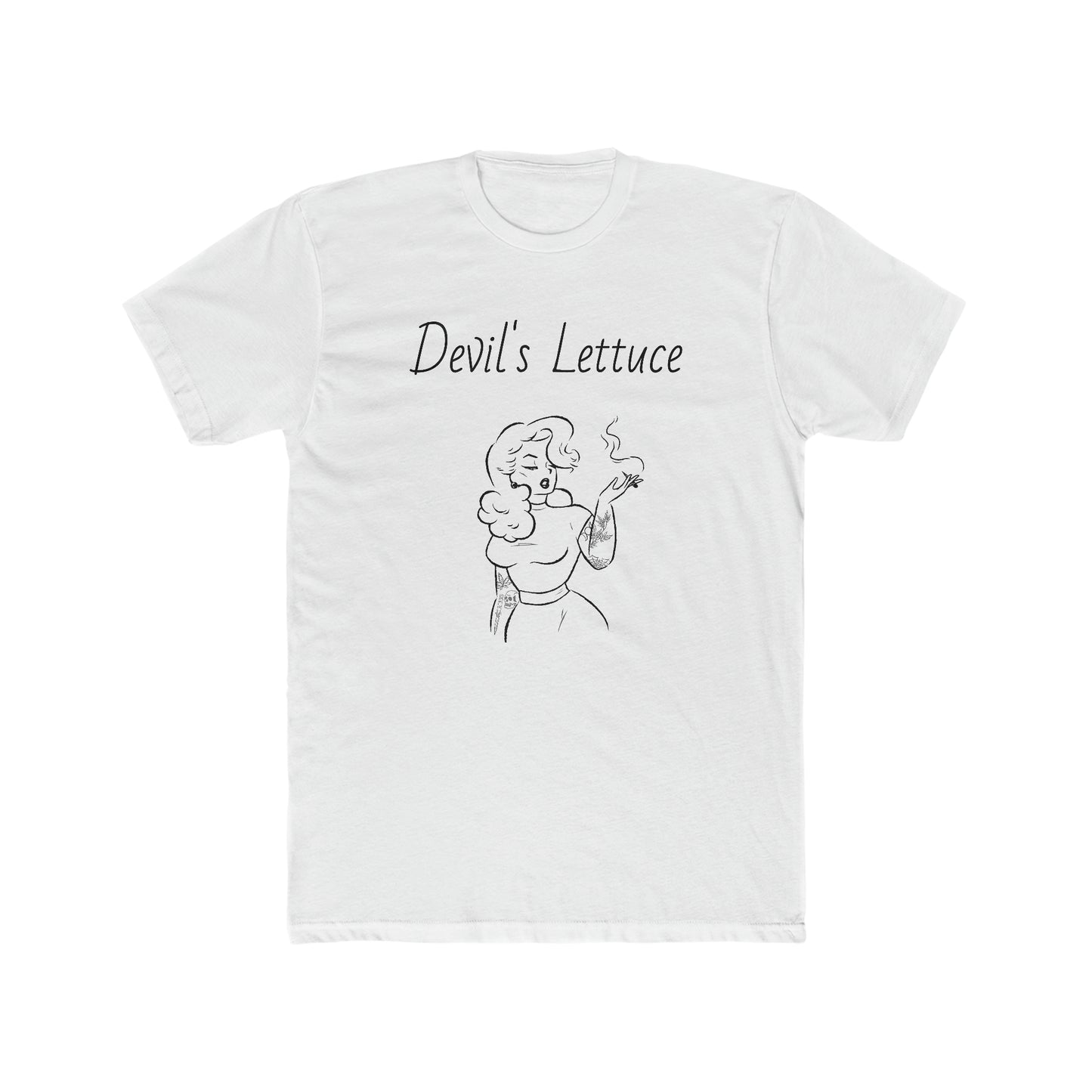 “Devil’s Lettuce” Cotton Crew Tee