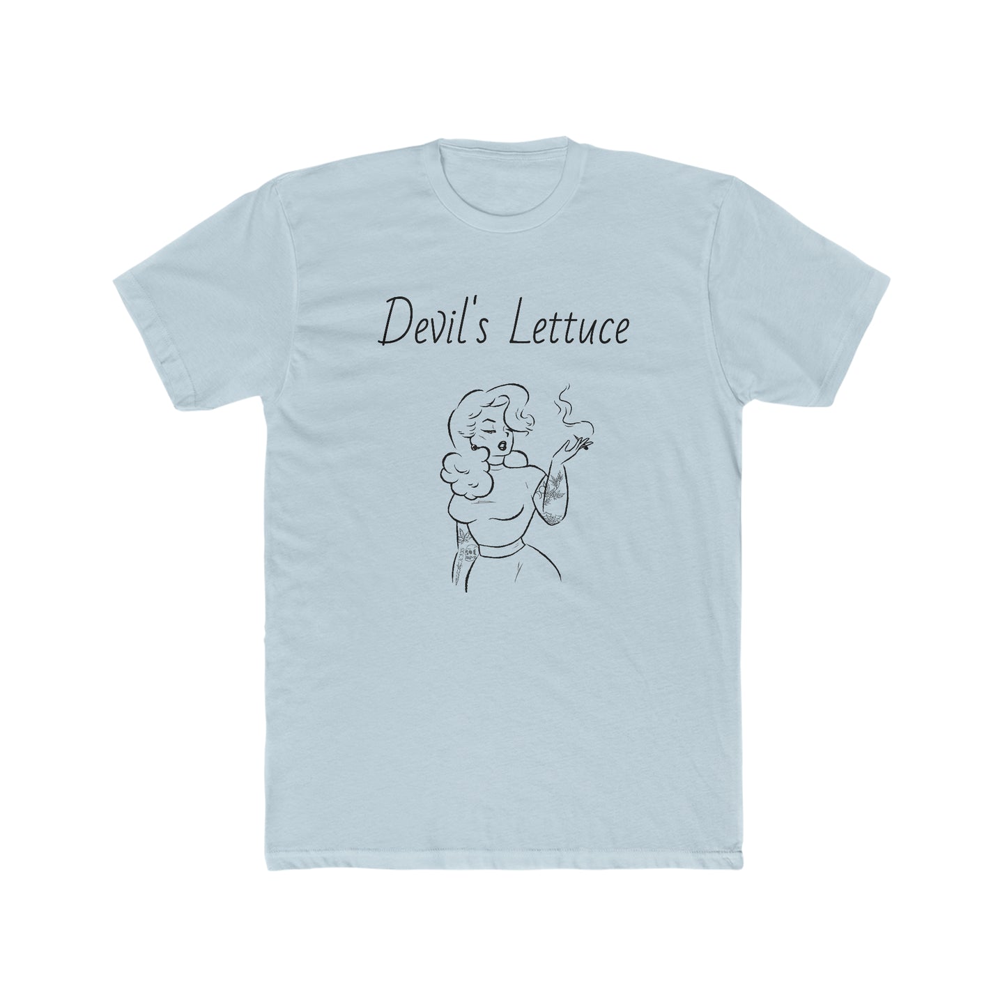 “Devil’s Lettuce” Cotton Crew Tee