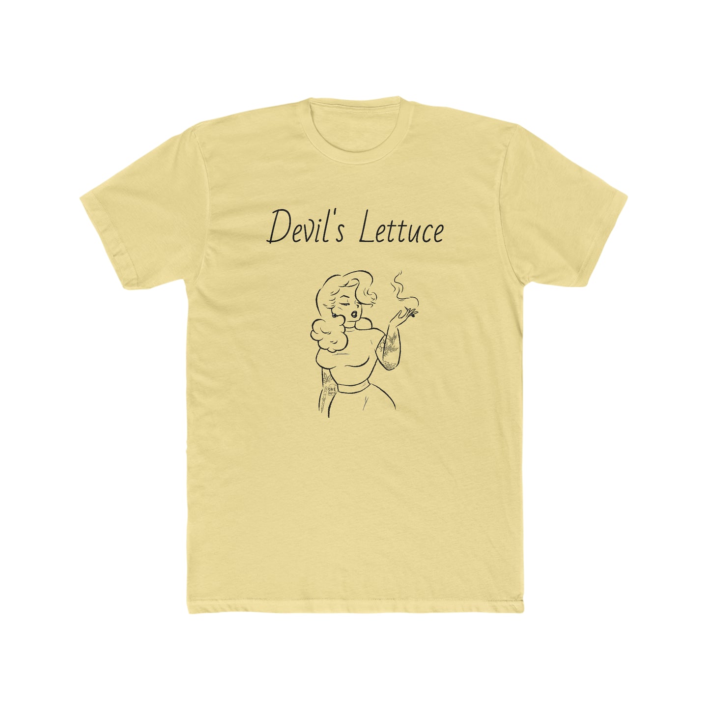 “Devil’s Lettuce” Cotton Crew Tee