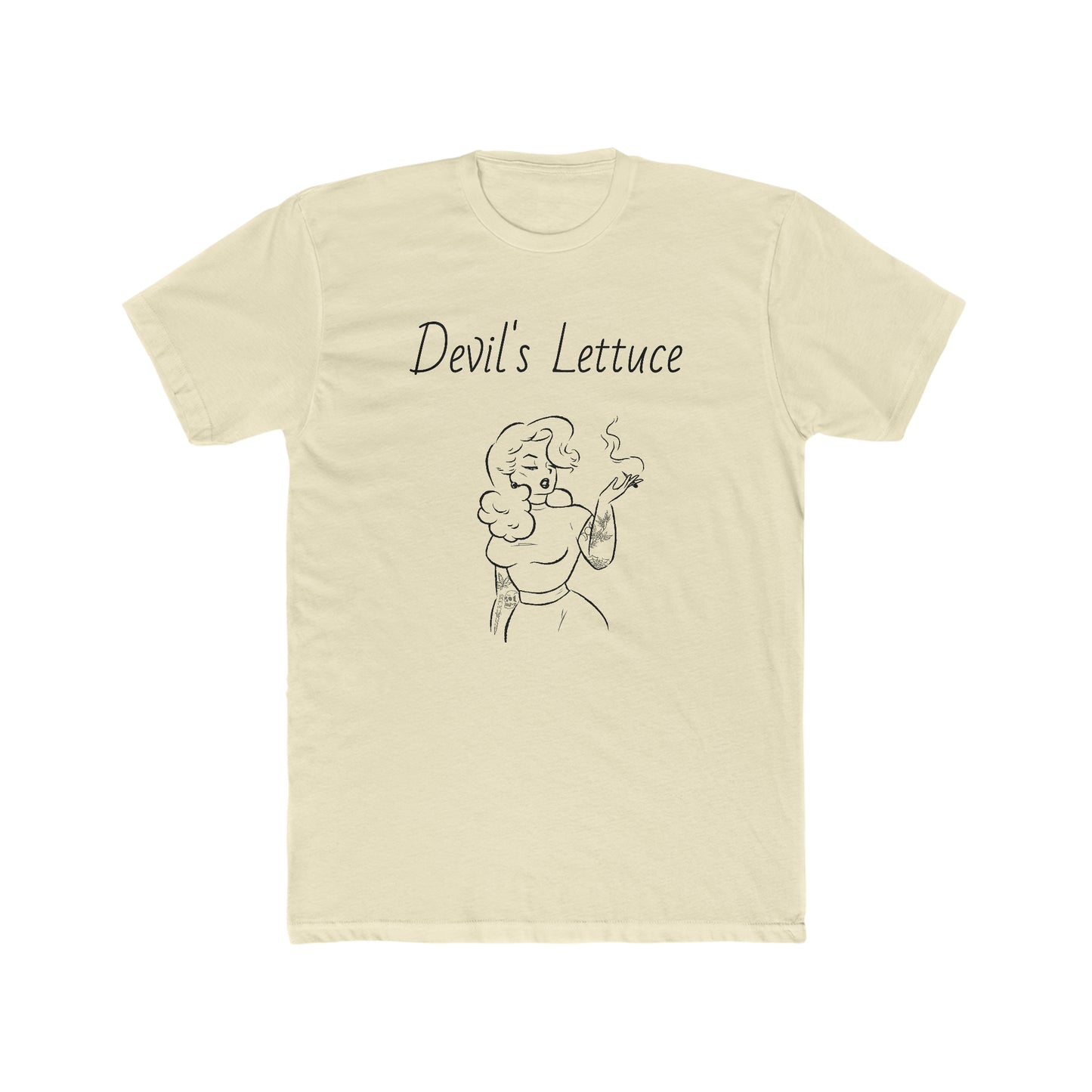 “Devil’s Lettuce” Cotton Crew Tee