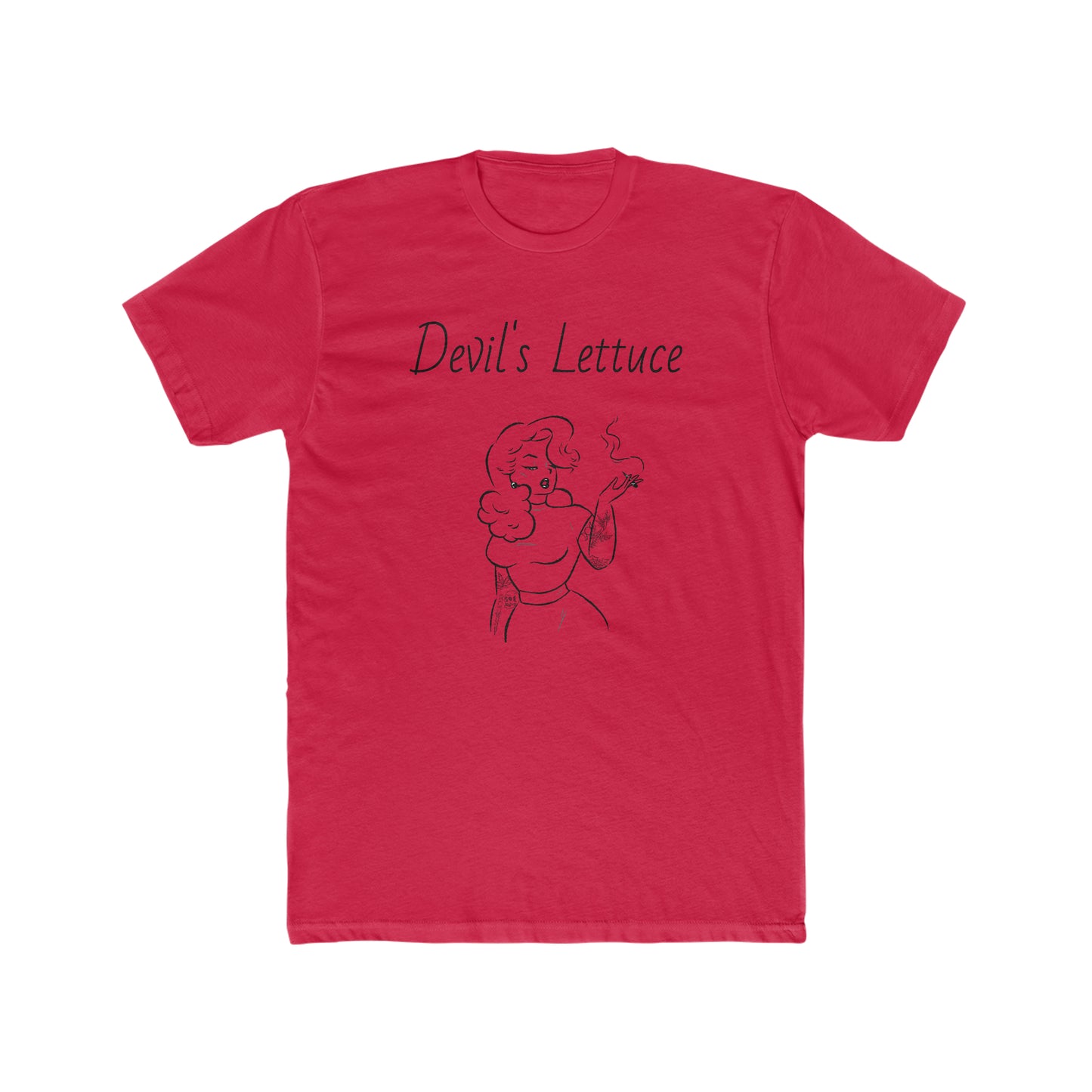 “Devil’s Lettuce” Cotton Crew Tee