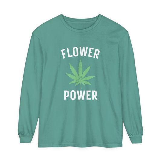 "FLOWER POWER" Long Sleeve T-Shirt