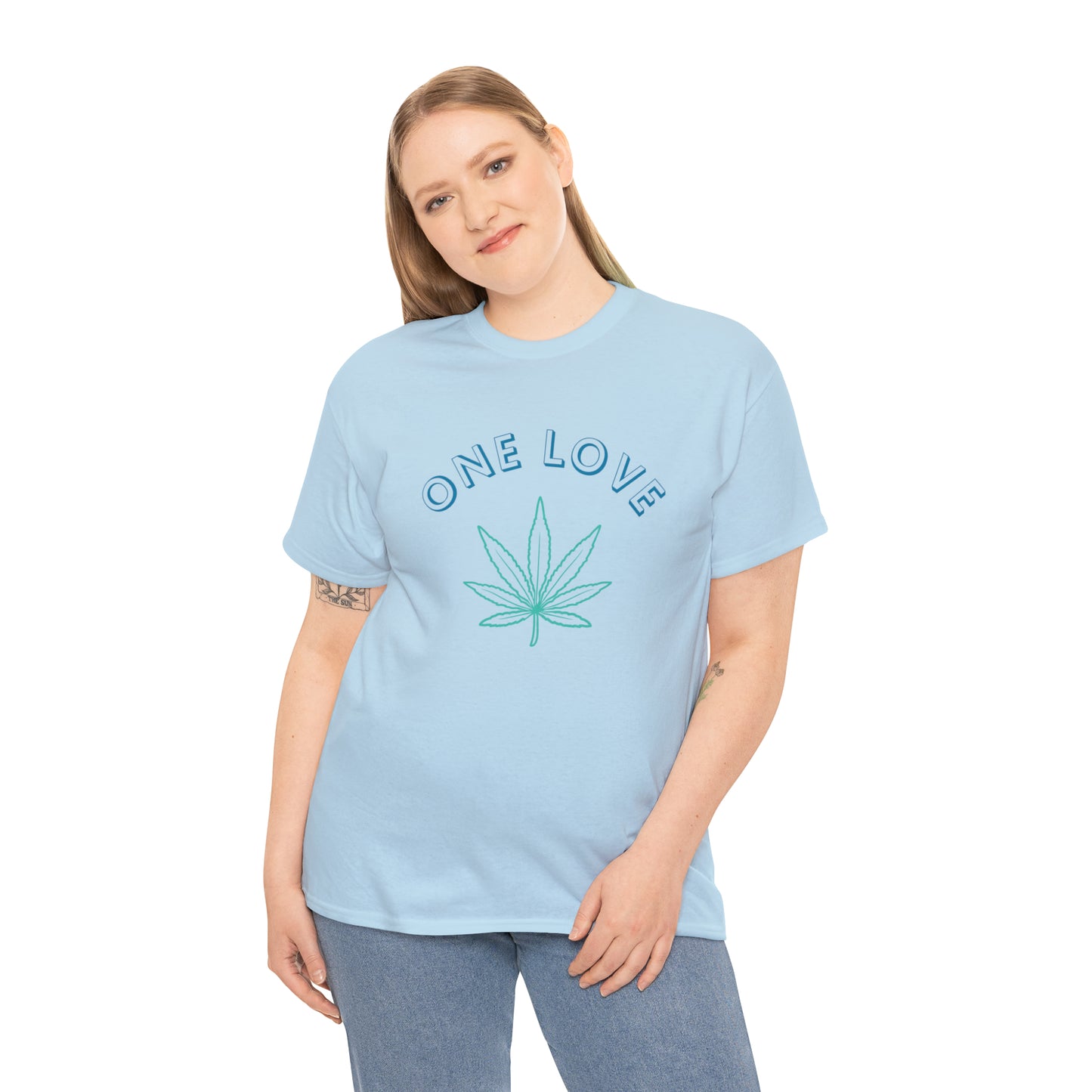 "ONE LOVE" Heavy Cotton Tee