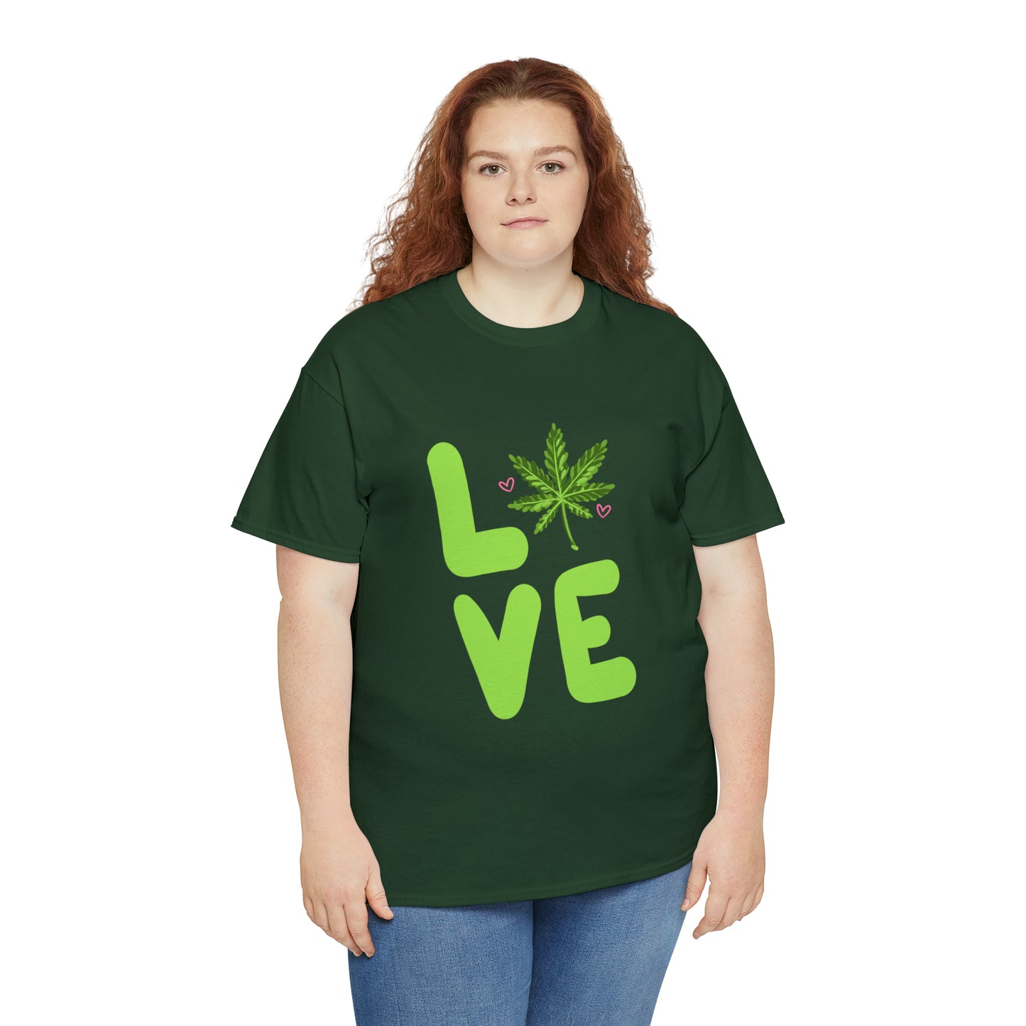 Marijuana "LOVE" Unisex Heavy Cotton Tee