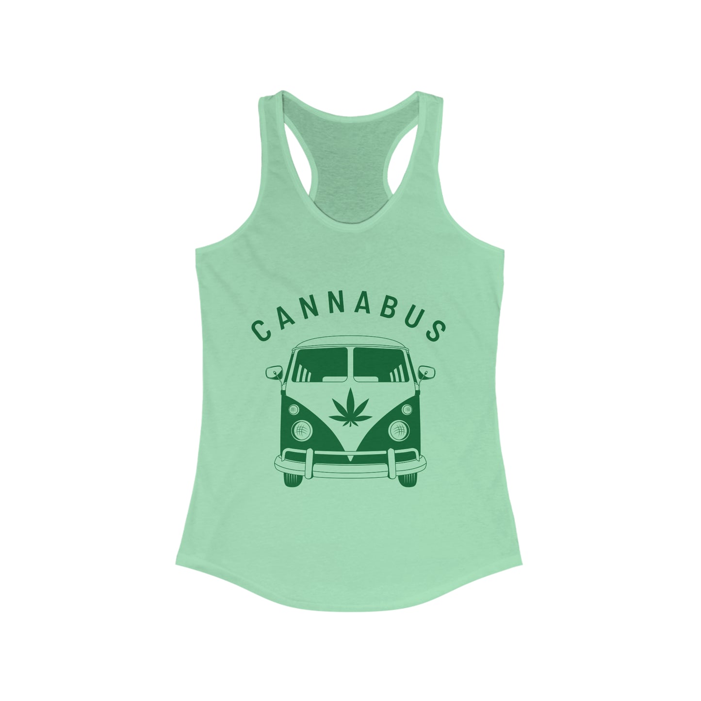 Women's "CANNABUS" Ideal Racerback Tank