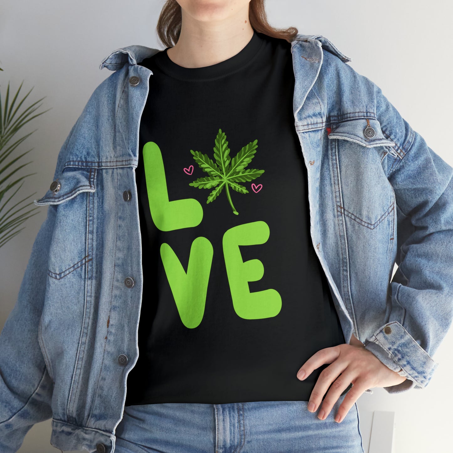 Marijuana "LOVE" Unisex Heavy Cotton Tee