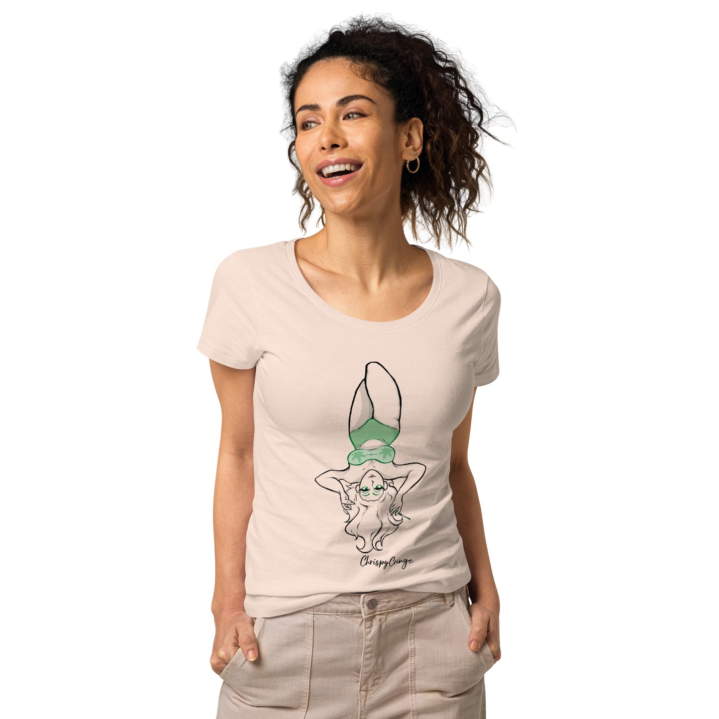 Women’s basic organic ChrispyCringe t-shirt