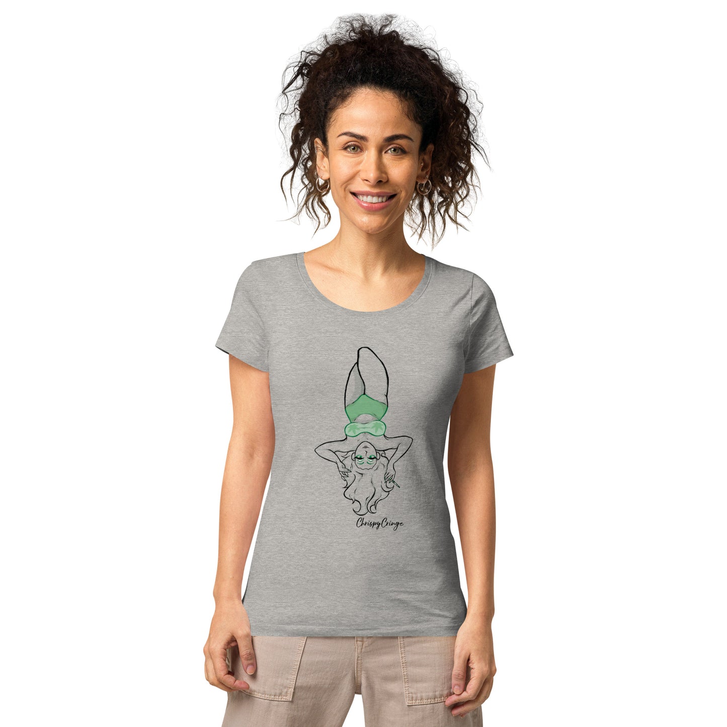 Women’s basic organic ChrispyCringe t-shirt