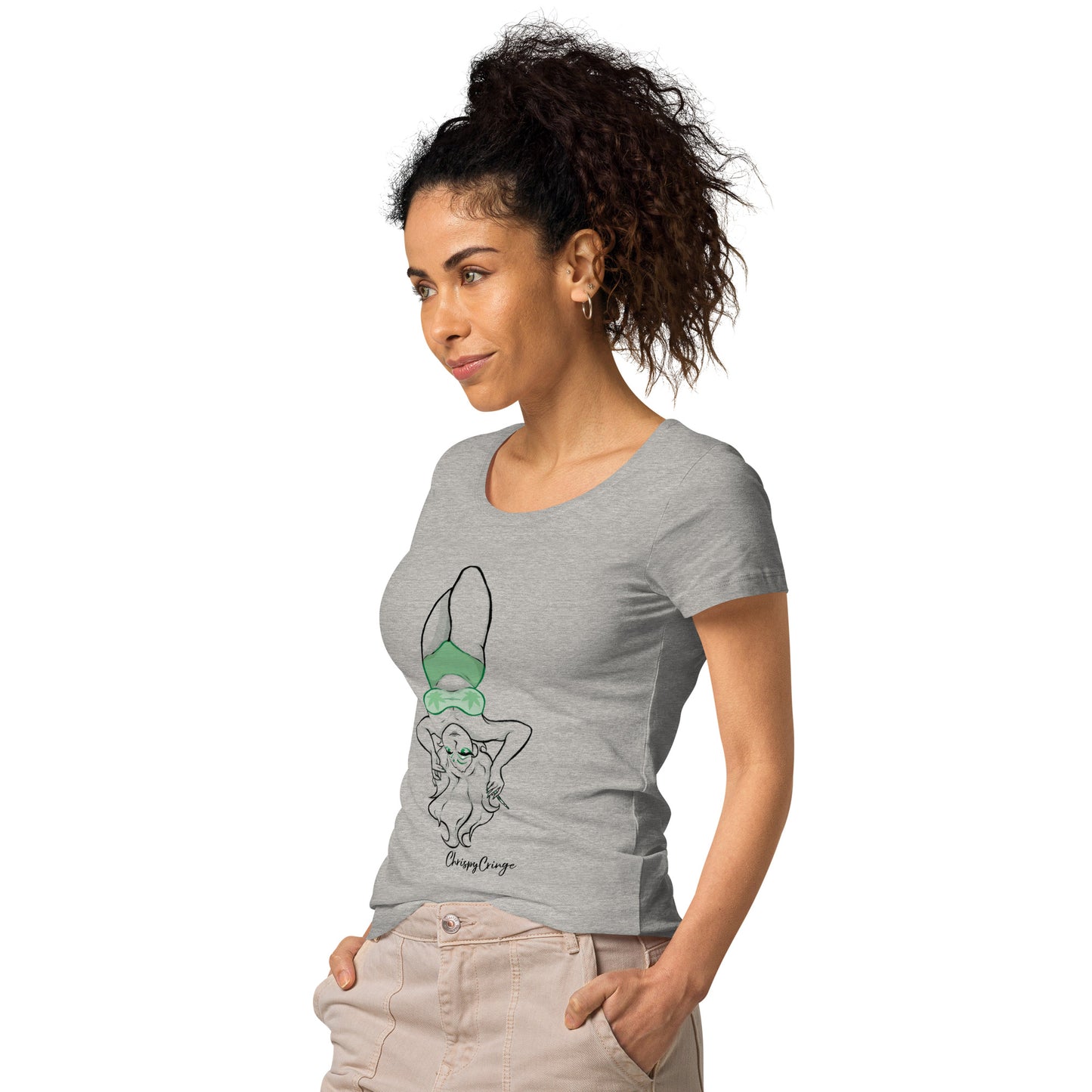 Women’s basic organic ChrispyCringe t-shirt