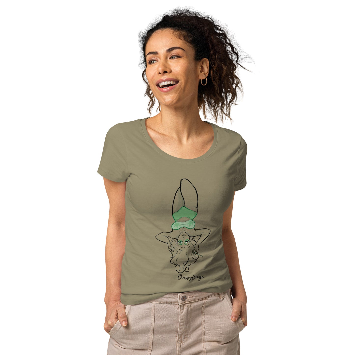 Women’s basic organic ChrispyCringe t-shirt