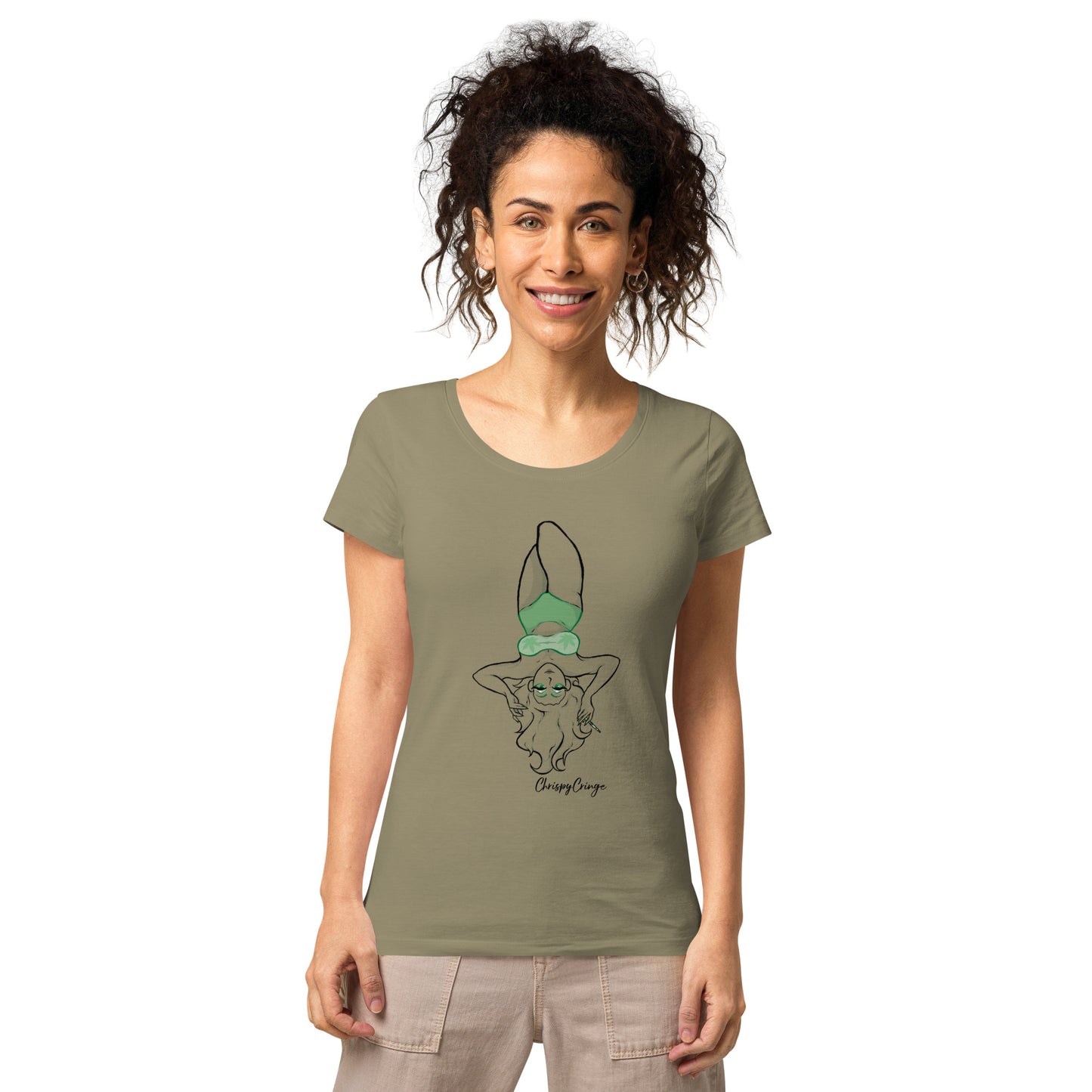 Women’s basic organic ChrispyCringe t-shirt