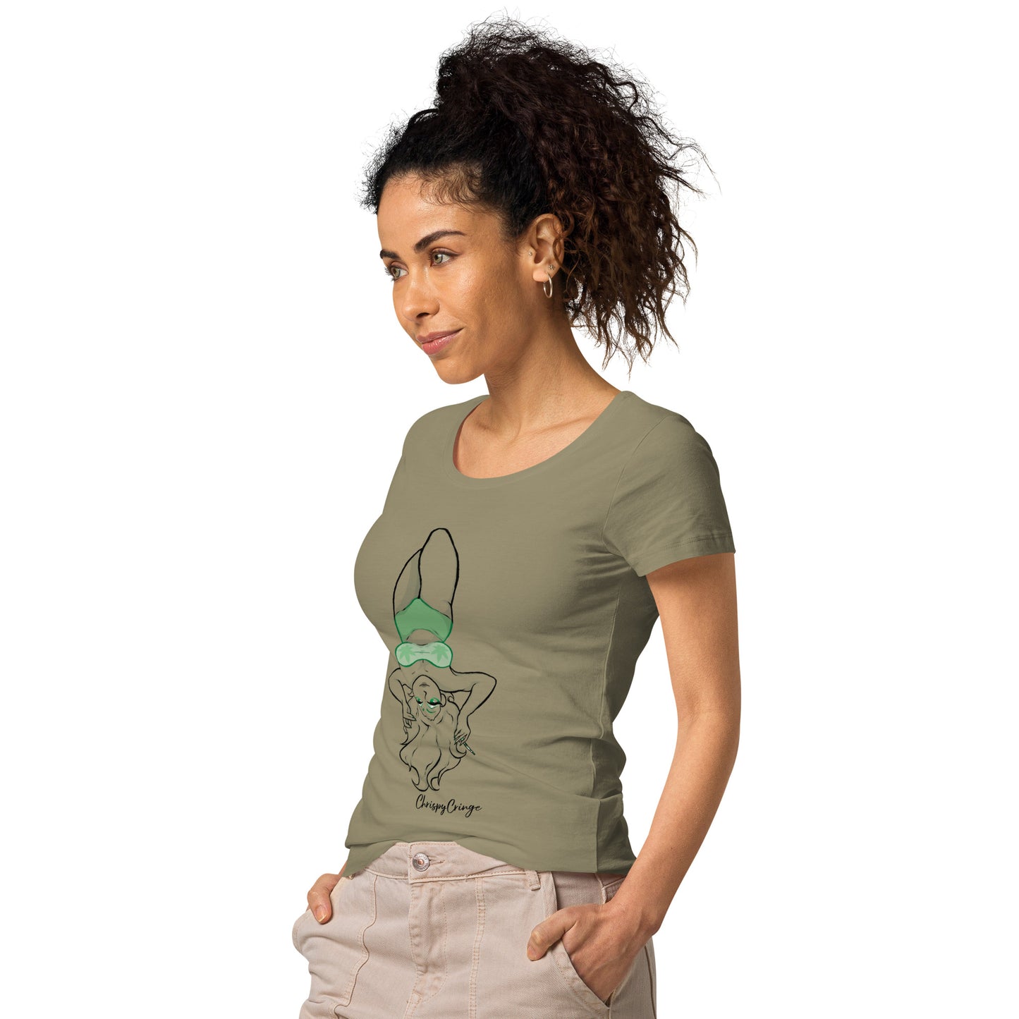 Women’s basic organic ChrispyCringe t-shirt