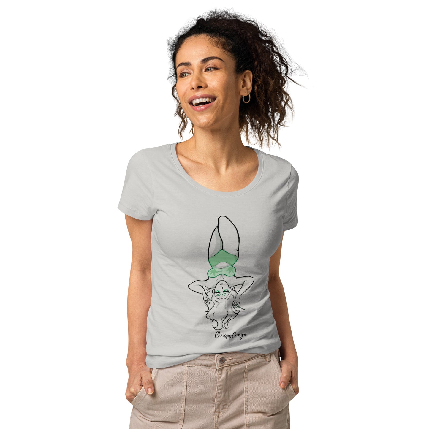 Women’s basic organic ChrispyCringe t-shirt