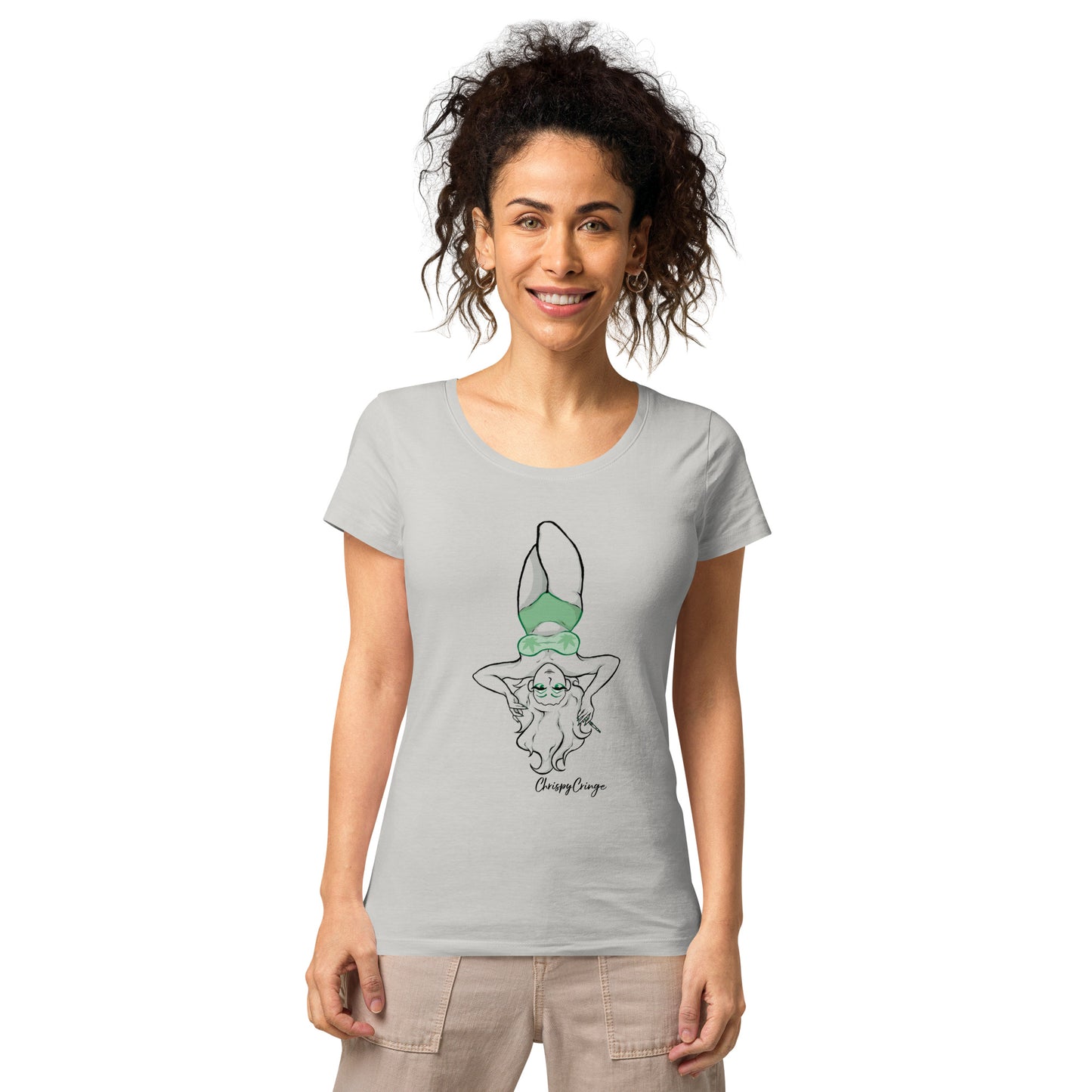 Women’s basic organic ChrispyCringe t-shirt