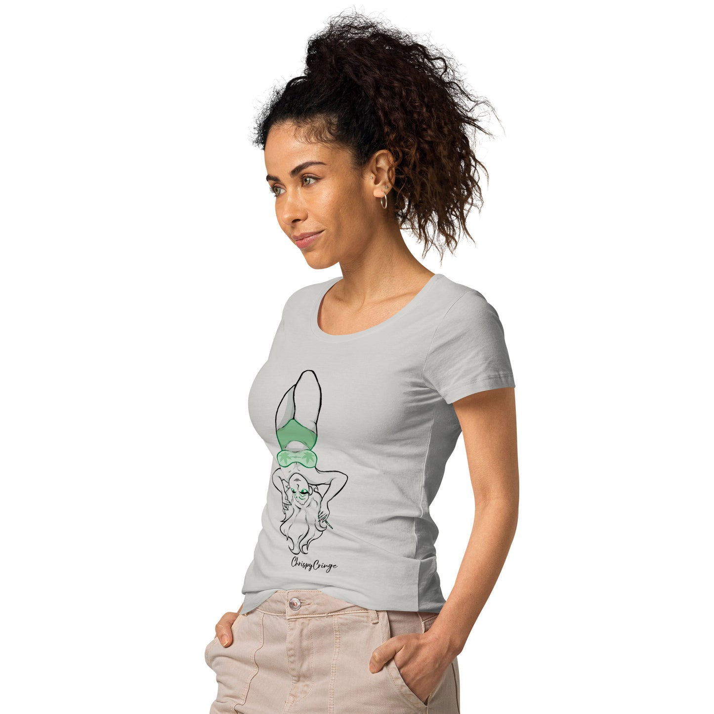 Women’s basic organic ChrispyCringe t-shirt