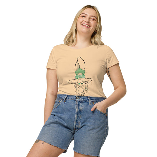 Women’s basic ChrispyCringe upside down organic t-shirt