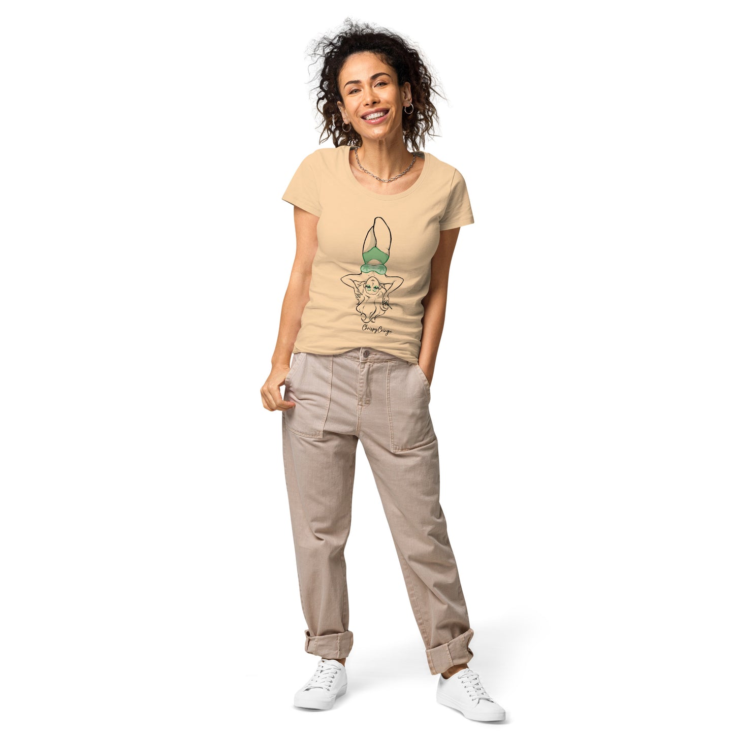 Women’s basic organic ChrispyCringe t-shirt