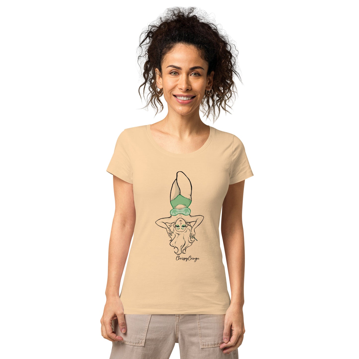 Women’s basic organic ChrispyCringe t-shirt