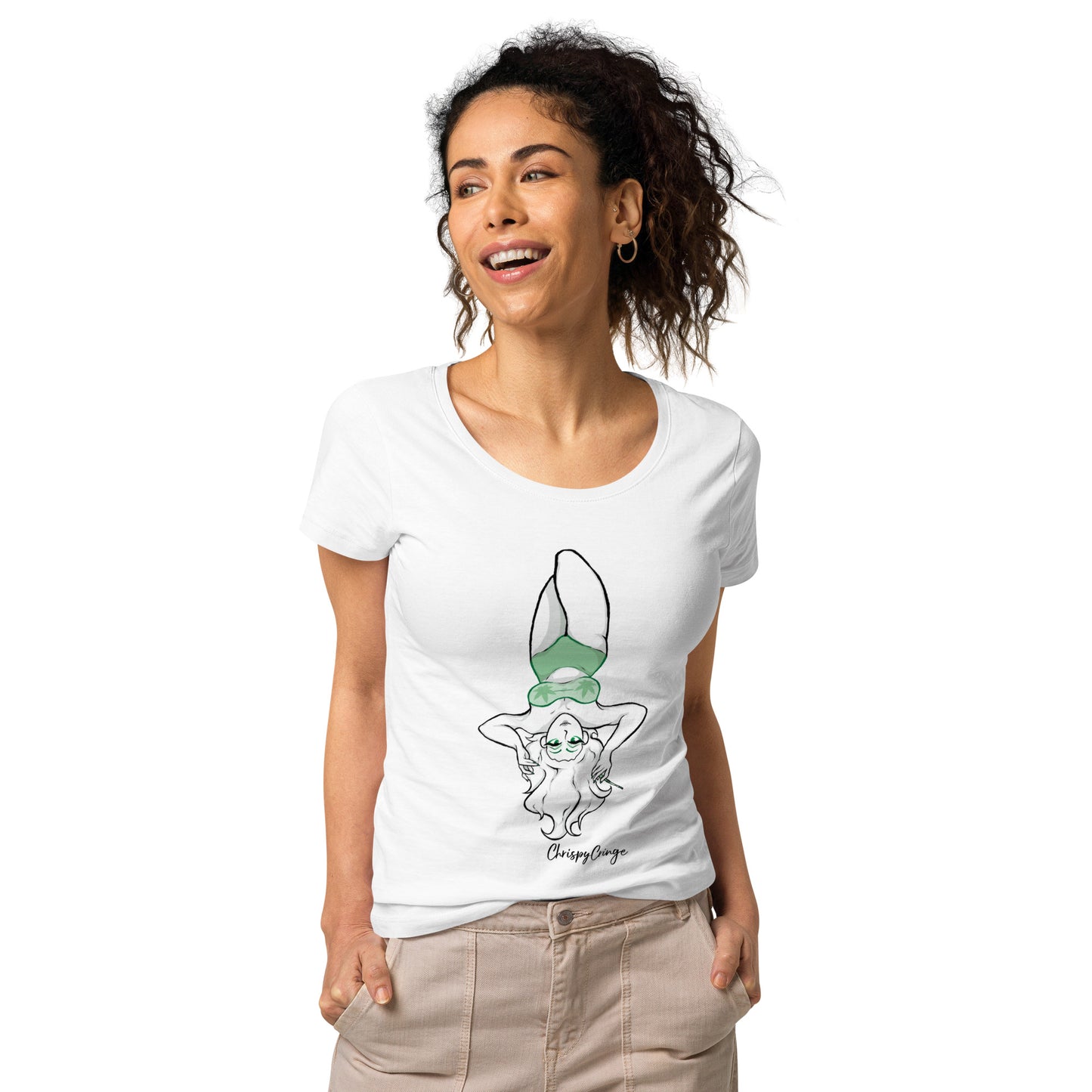 Women’s basic organic ChrispyCringe t-shirt