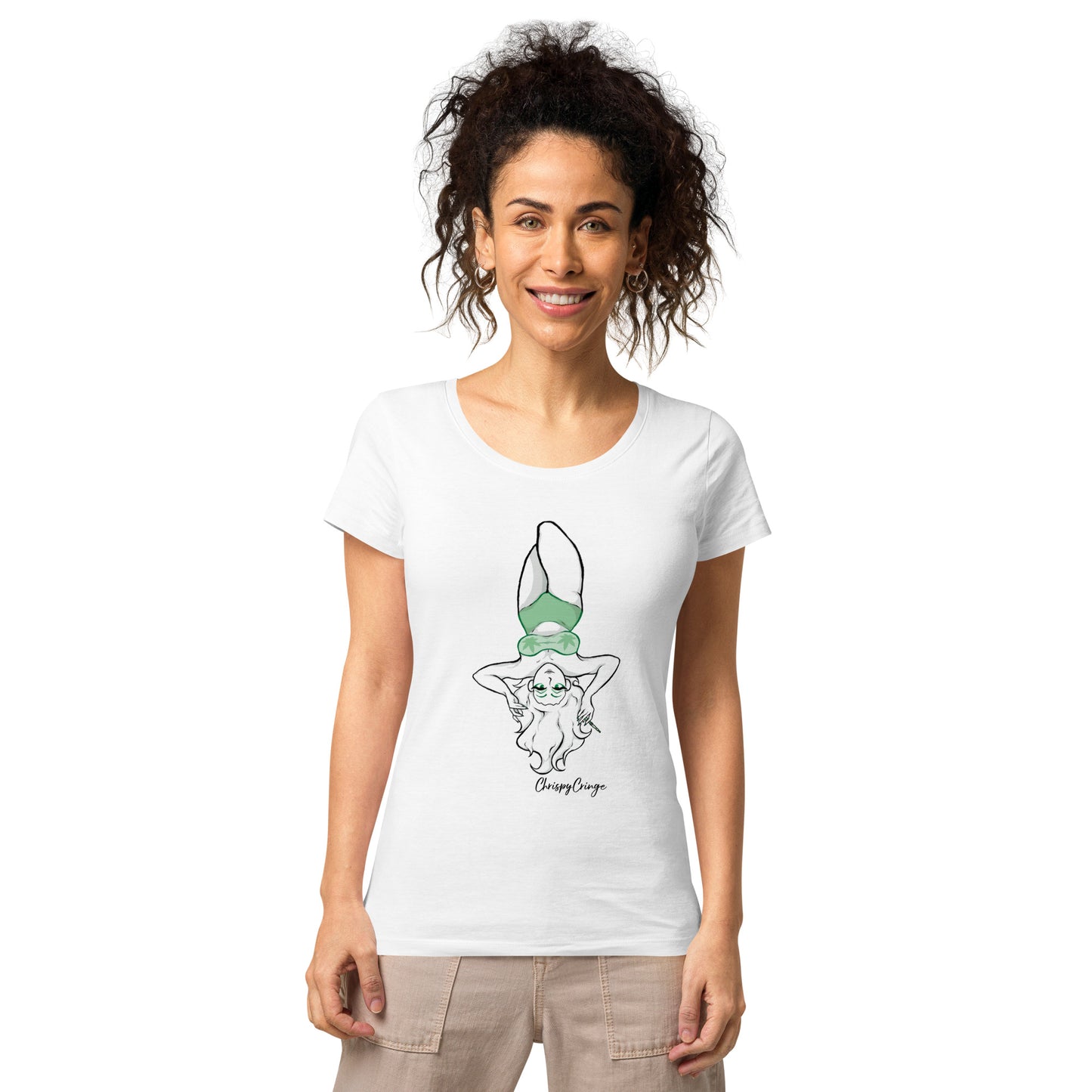 Women’s basic organic ChrispyCringe t-shirt