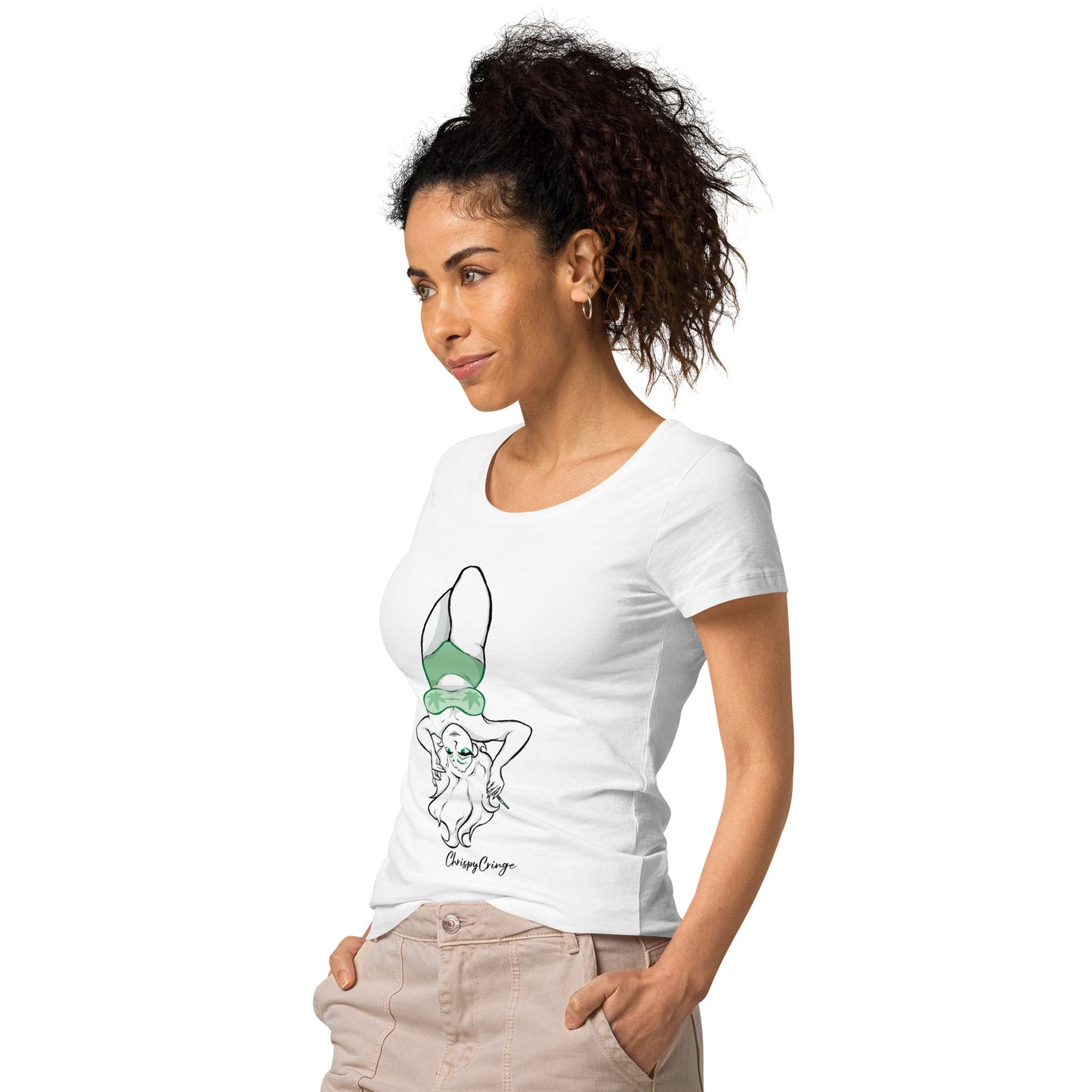 Women’s basic organic ChrispyCringe t-shirt