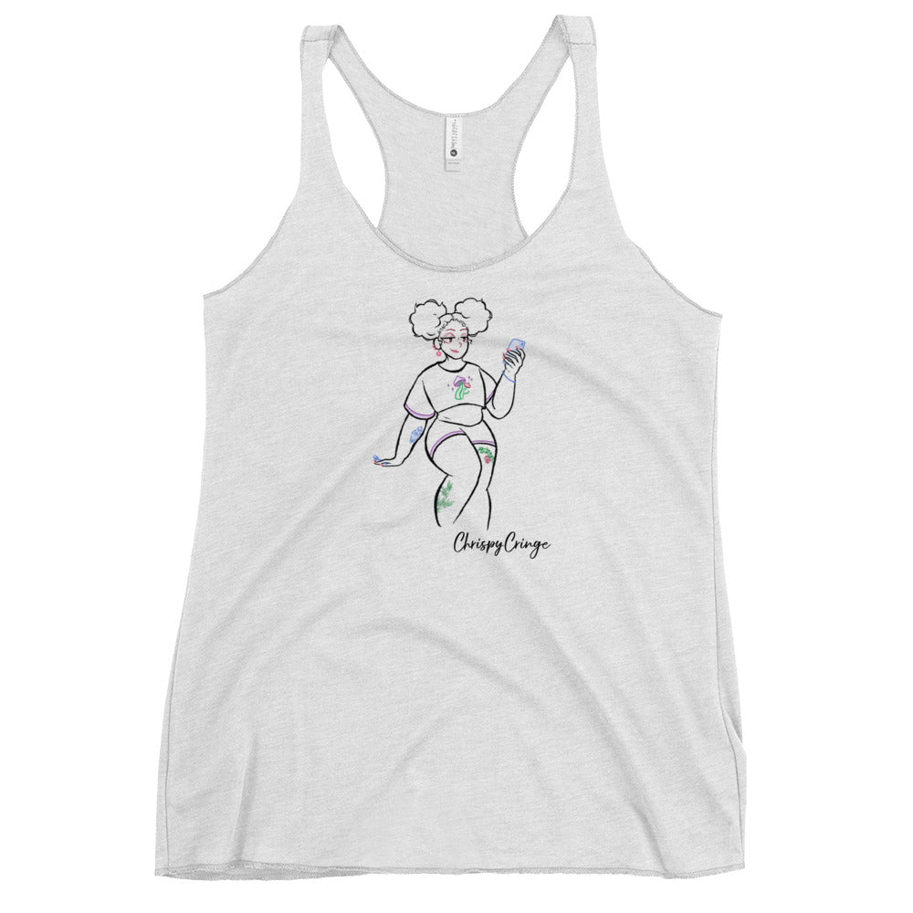 Women's Racerback ChrispyCringe Tank